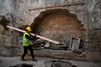 Edirne'deki Tarihi Hamam Yeniden Doğuyor