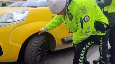 Kış Lastiği Denetimi: 3 Araca Ceza