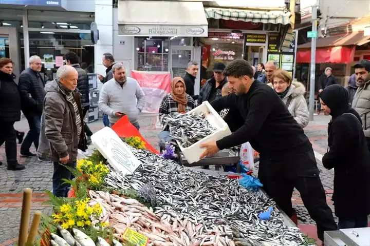Edirne'de Hamsi Fiyatları Çakıldı!