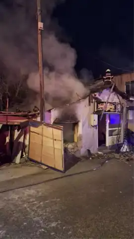 Metruk Evde Yangın!Edirne'de İtfaiye Müdahalesi